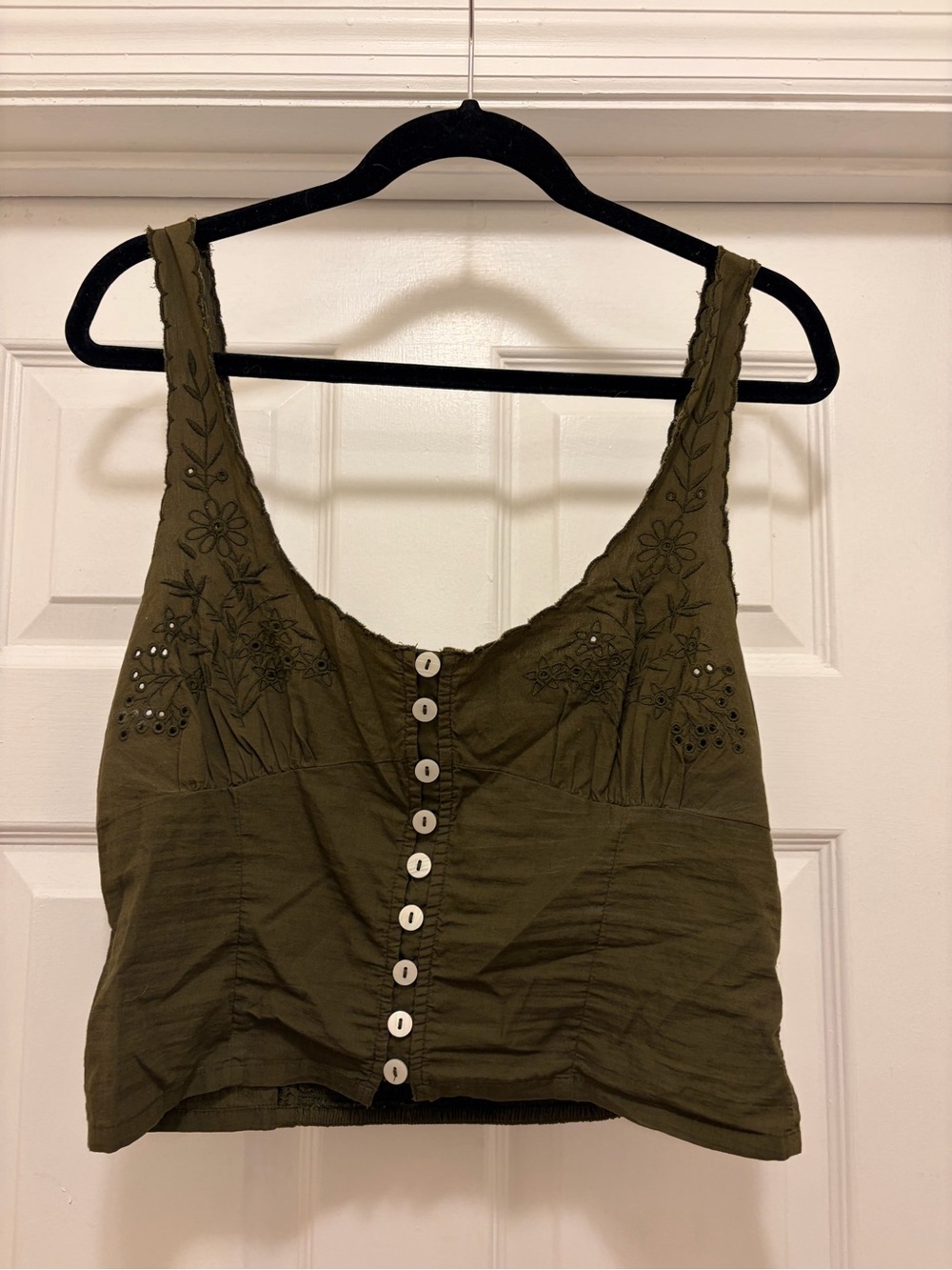 Free People Into You Eyelet Top